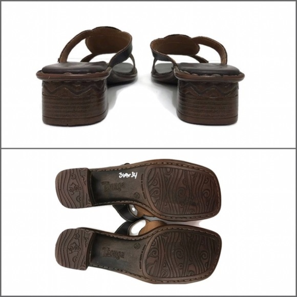 tsonga Brown Leather Sandals - Picture 4 of 4
